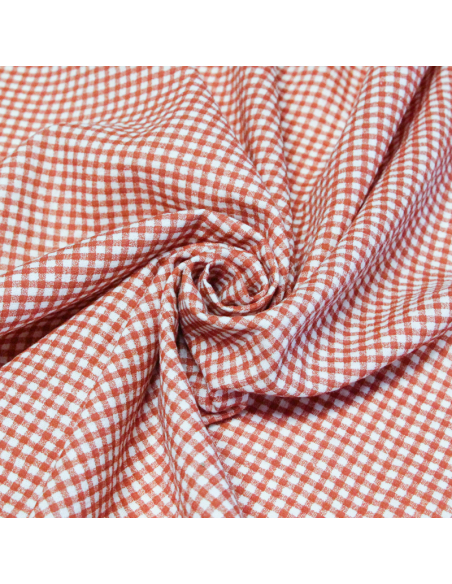 Double gaze 100% coton - Zéphyr terracotta