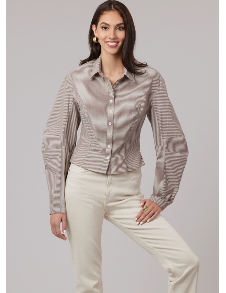 Patron McCall's 8580.U5 (44-52) - Chemise ajustée à col classique