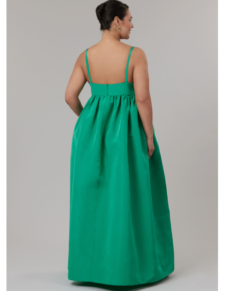 Patron McCall's 8581.M1 (38-46) - Robe taille empire sweetheart à bretelles