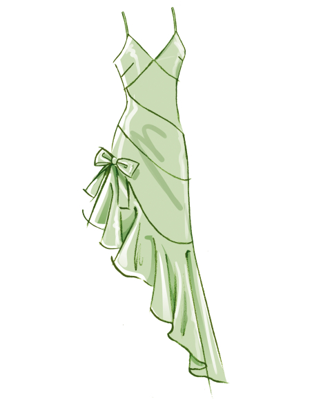 Patron McCall's 8582.K5 (36-44) - Robe ajustée à bretelles spaghetti et jupe biais