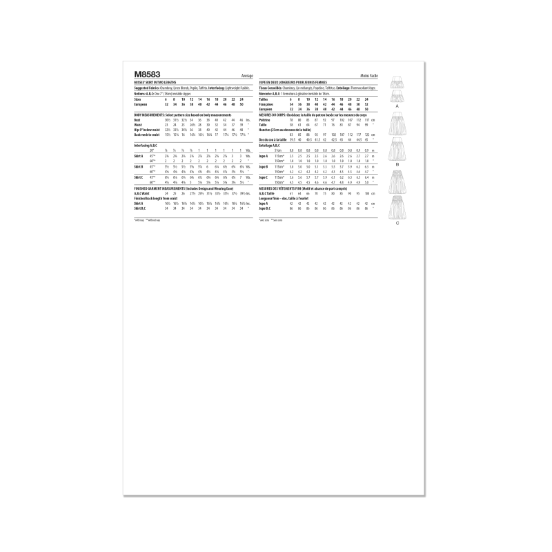 Patron McCall's 8583.U5 (44-52) -...