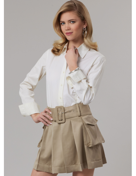 Patron McCall's 8584.U5 (44-52) - Jupe plissée deux longueurs avec ceinture