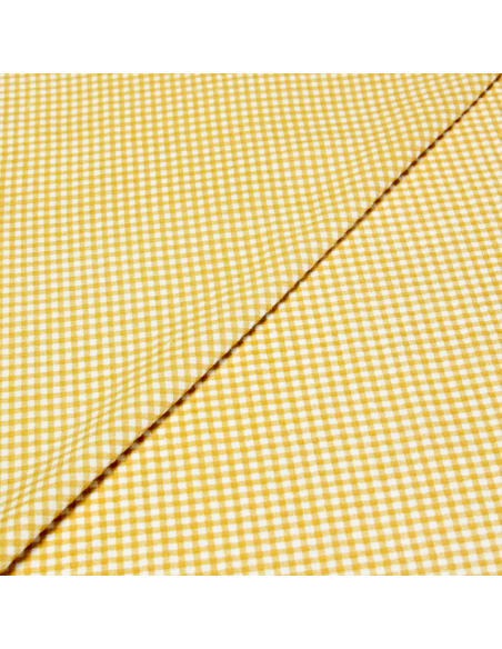 Double gaze 100% coton - Zéphyr moutarde