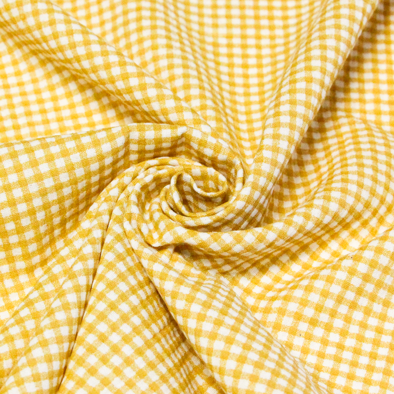 Double gaze 100% coton - Zéphyr moutarde