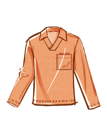 Patron McCall's 8589.A (36-58) - Top homme manches variées