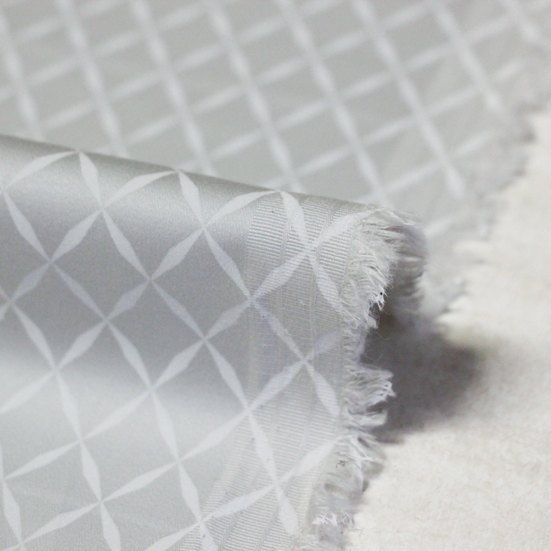 Satin coton & élasthanne - Losange...