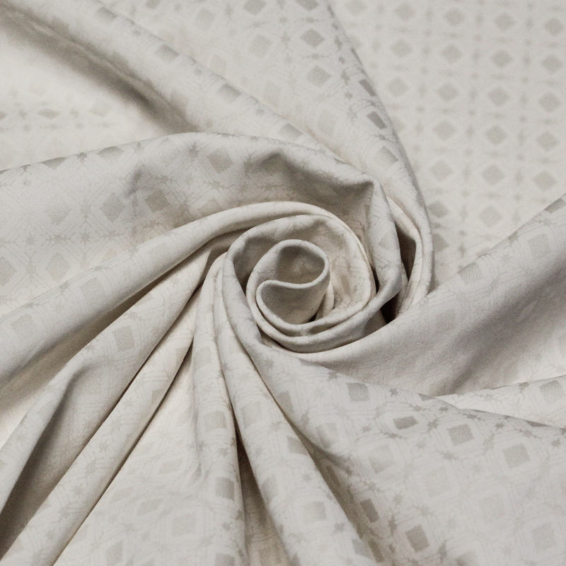 Satin coton & élasthanne - Losanges...