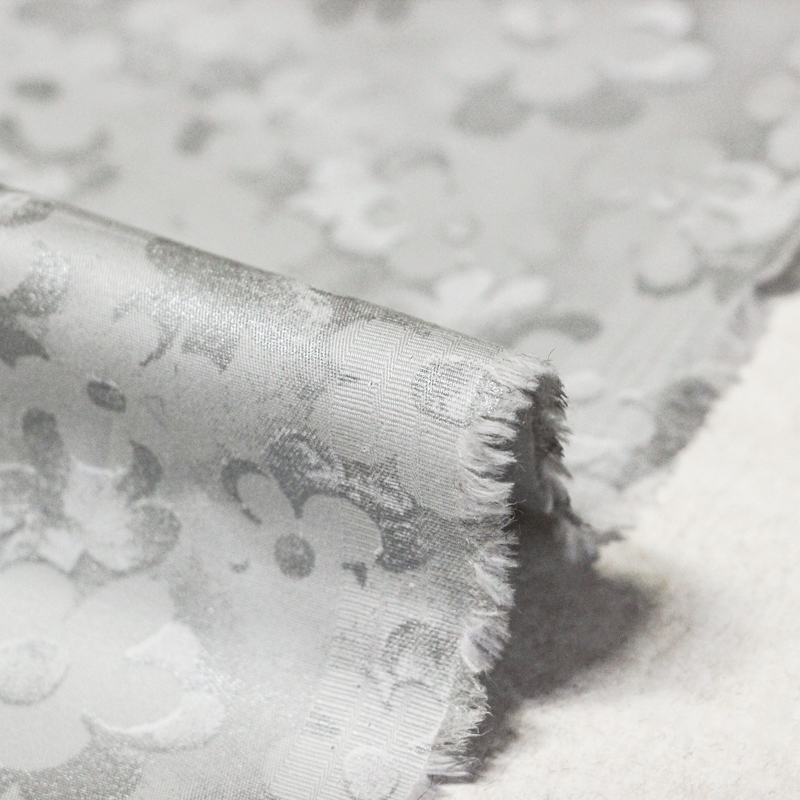 Gabardine coton & élasthanne - Fleurs...