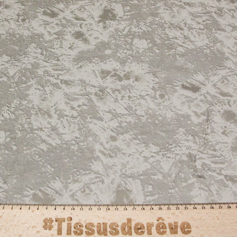 Gabardine coton & élasthanne - Motif...