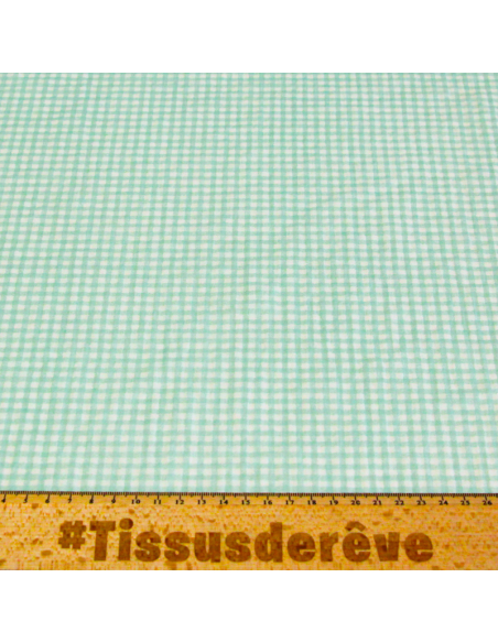 Double gaze 100% coton - Zéphyr vert
