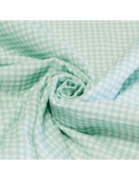 Double gaze 100% coton - Zéphyr vert