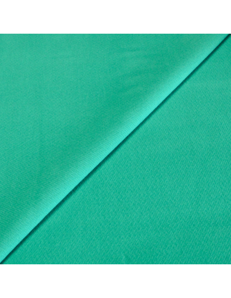 Drap de laine double épaisseur chevron "Duffle coat" - Menthe