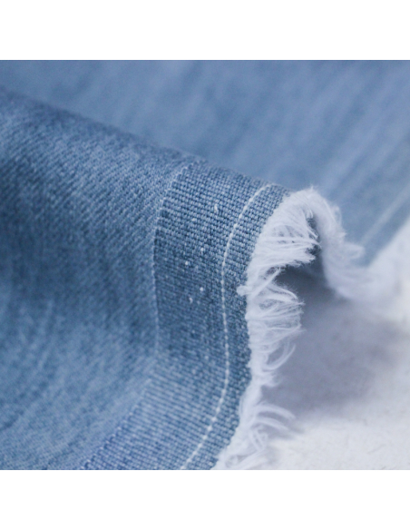 Jean's coton & élasthanne délavé - Annona