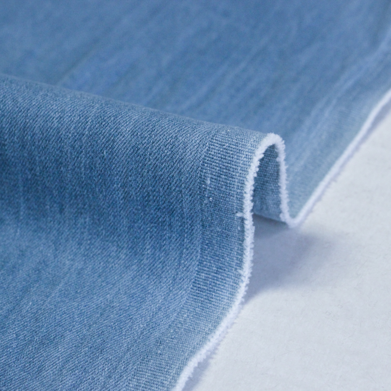 Jean's coton & élasthanne délavé -...