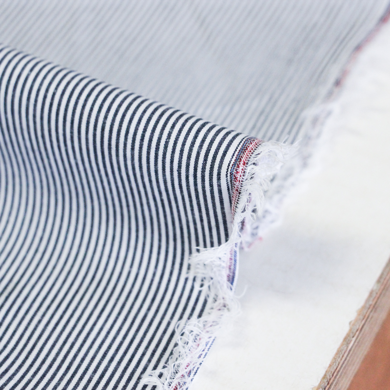 Popeline 100% coton - Rayure fine...