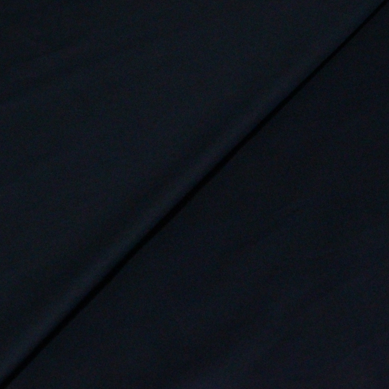 Gabardine coton & élasthanne - Marine
