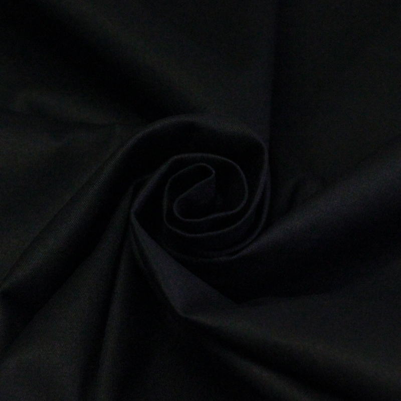 Gabardine coton & élasthanne - Noir