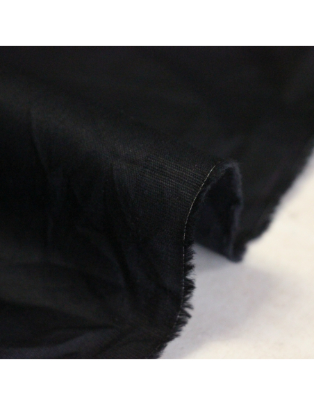 Gabardine coton & élasthanne - Noir