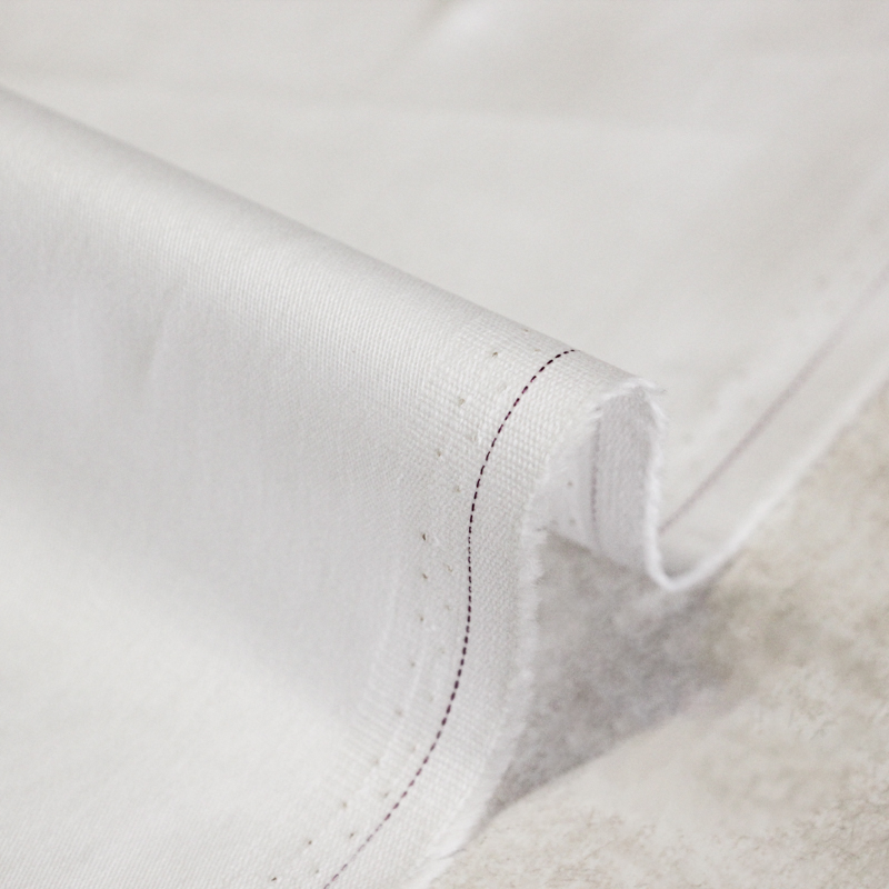 Gabardine coton & élasthanne - Blanc