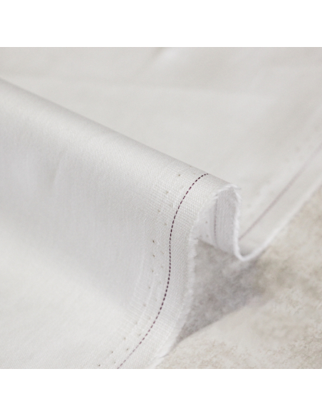 Gabardine coton & élasthanne - Blanc