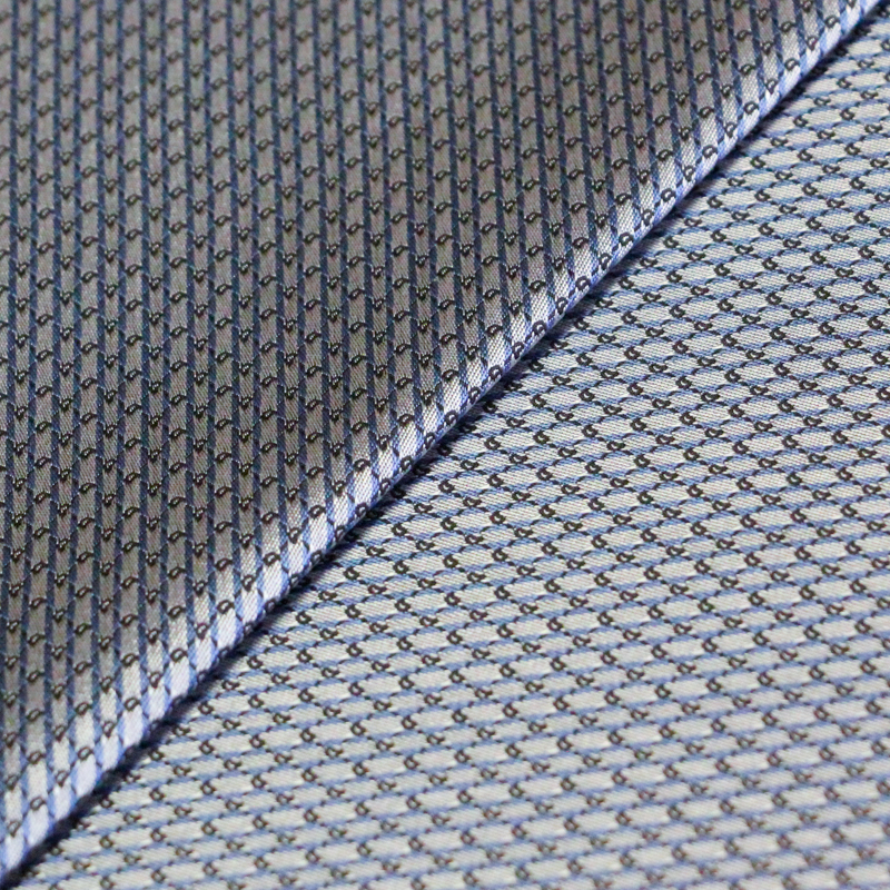 Jacquard 100% soie - Cachemire blanc...