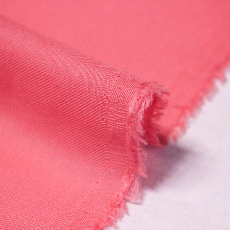 Twill laine & soie - Rose