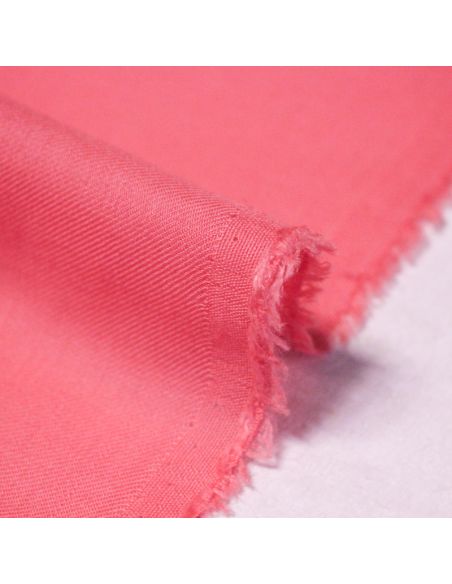 Twill laine & soie - Rose