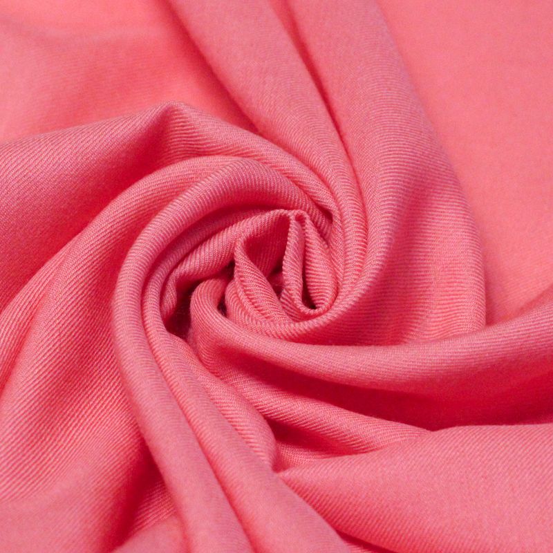 Twill laine & soie - Rose
