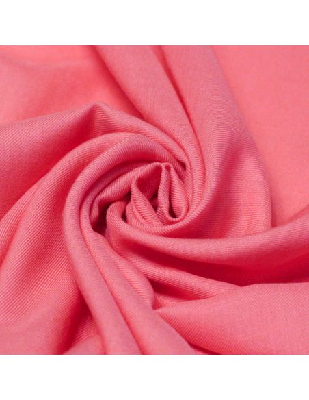 Twill laine & soie - Rose