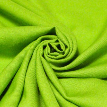 Twill laine & soie - Vert pomme 2