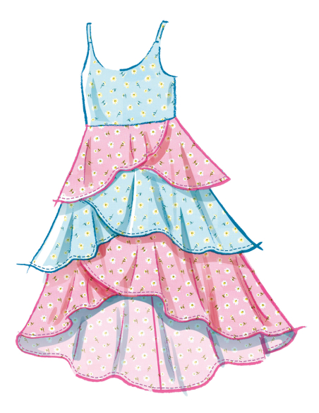 Patron McCall's 8592.HH (3-6) - Robe enfant et serre‑tête