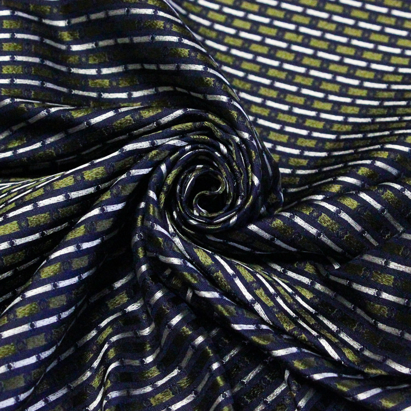 Jacquard 100% soie - Pois et petites...