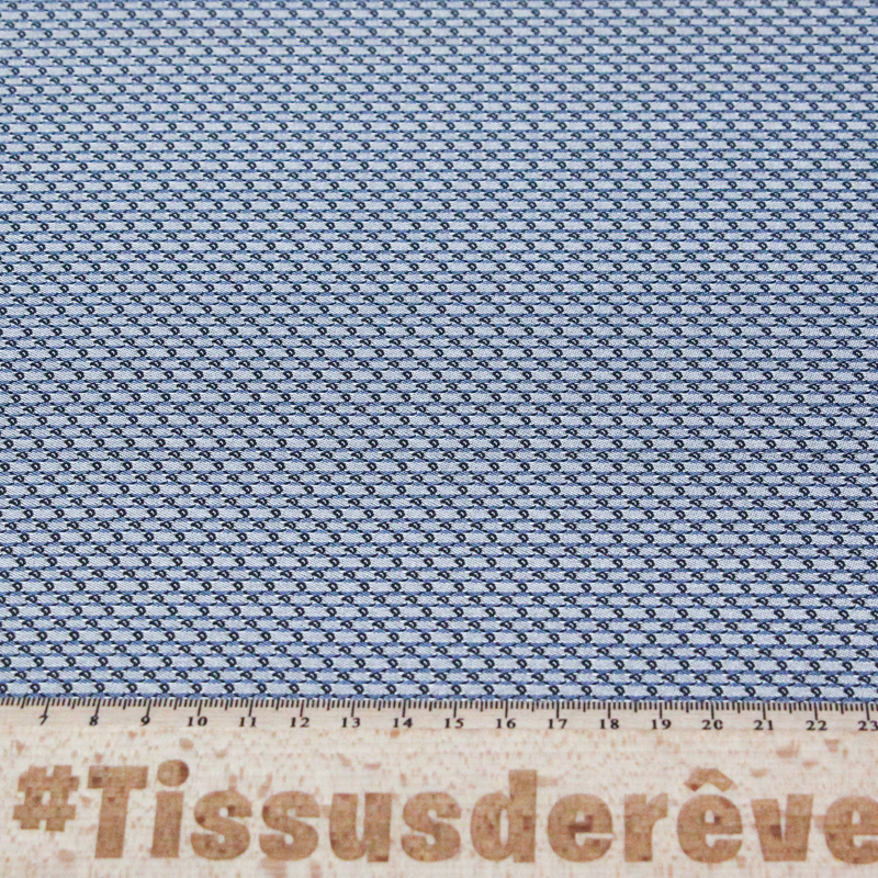 Jacquard 100% soie - Cachemire blanc...