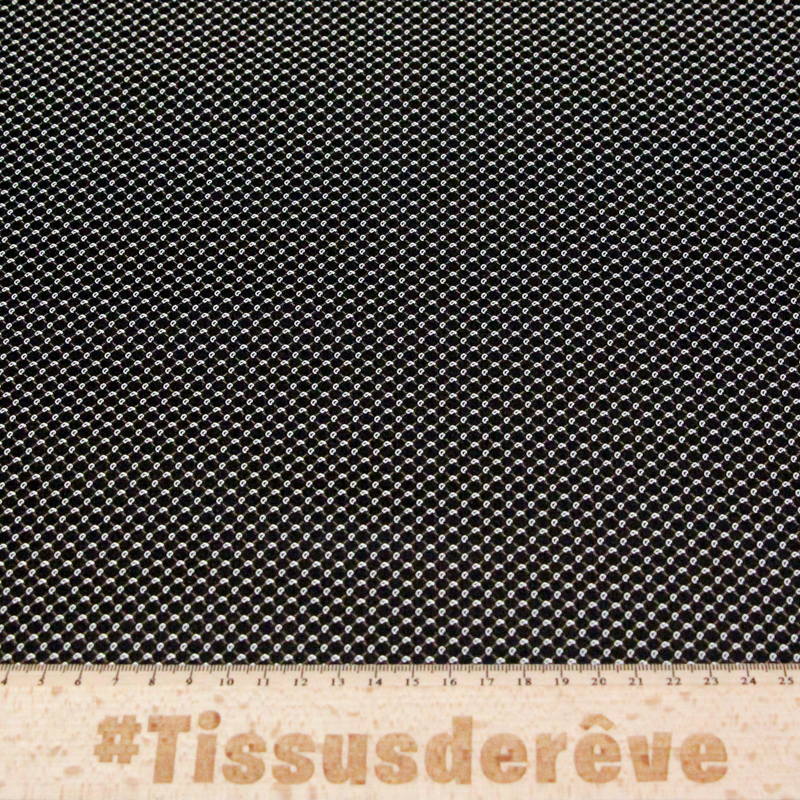 Jacquard 100% soie - Cachemire blanc...