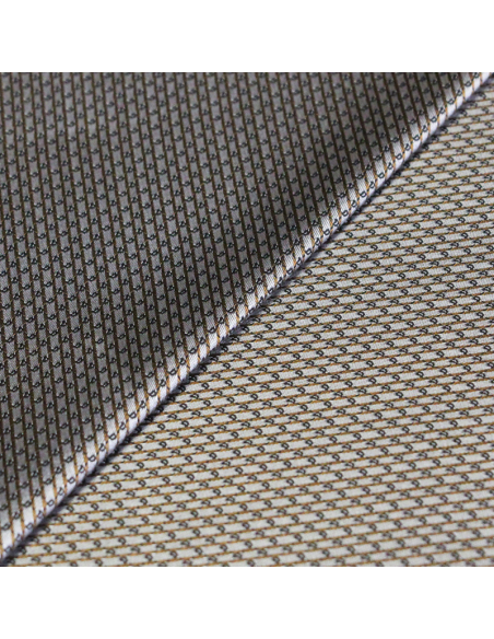 Jacquard 100% soie - Cachemire blanc fond noir