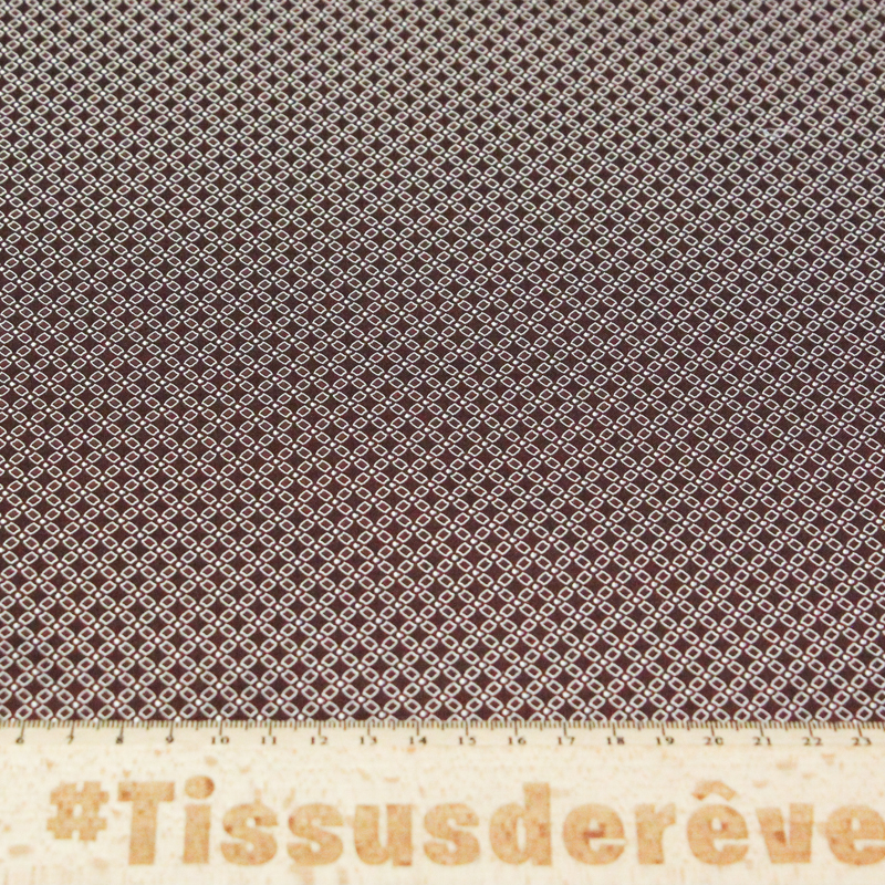 Jacquard 100% soie - Chaîne...