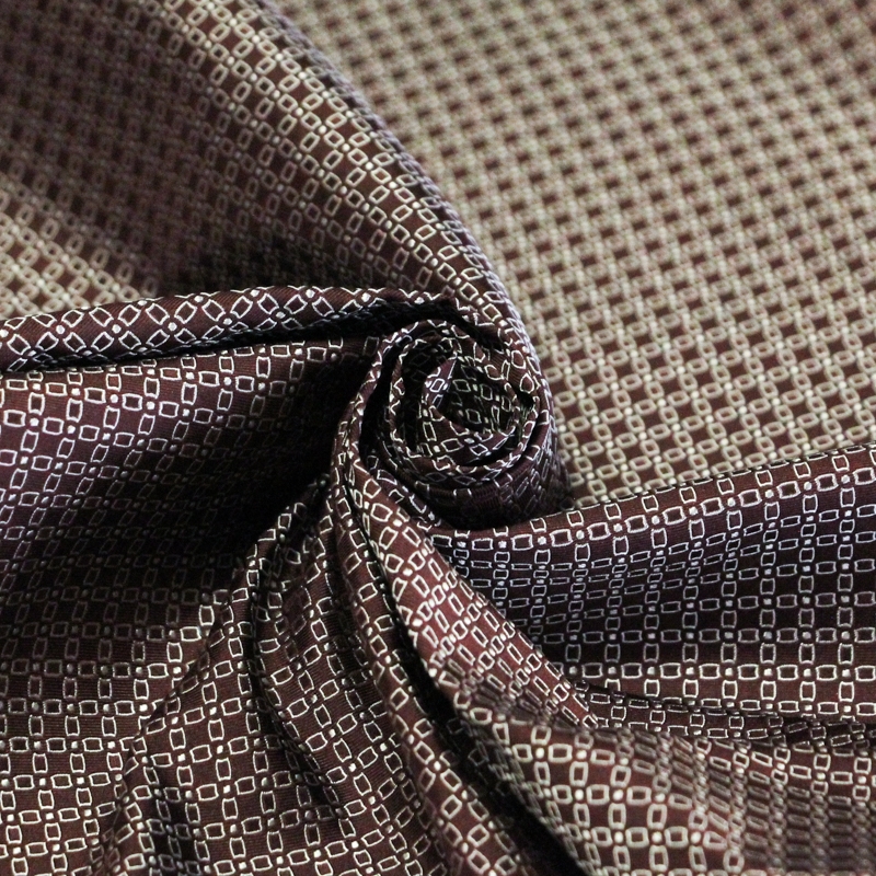 Jacquard 100% soie - Chaîne...