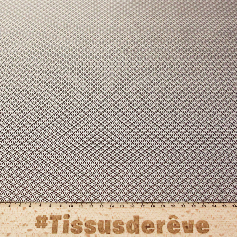 Jacquard 100% soie - Chaîne...