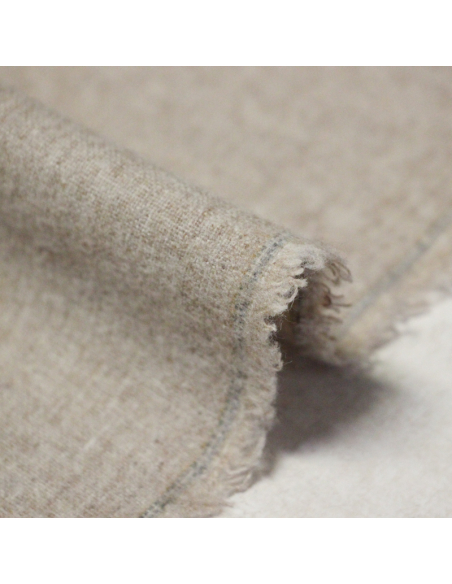 Flanelle de laine - Beige