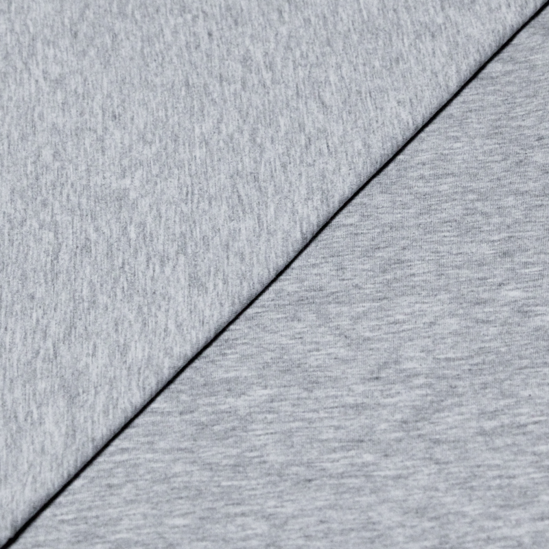Jersey 100% coton - Gris