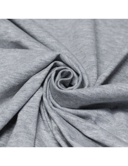 Jersey 100% coton - Gris