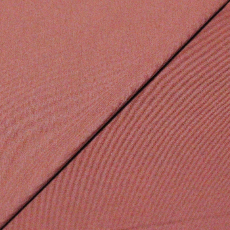 Jersey 100% coton - Vieux rose
