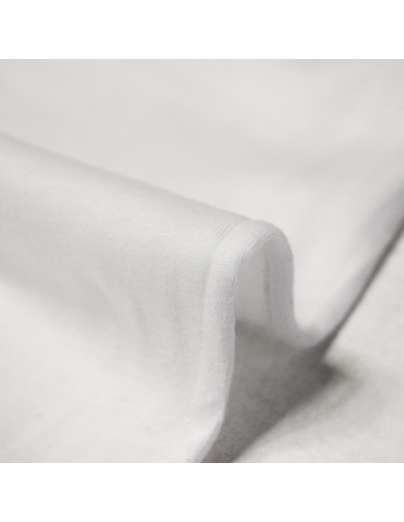 Jersey coton & élasthanne - Blanc optique