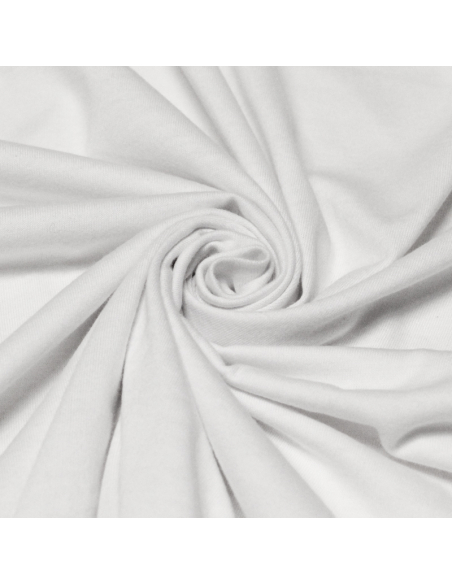 Jersey coton & élasthanne - Blanc optique