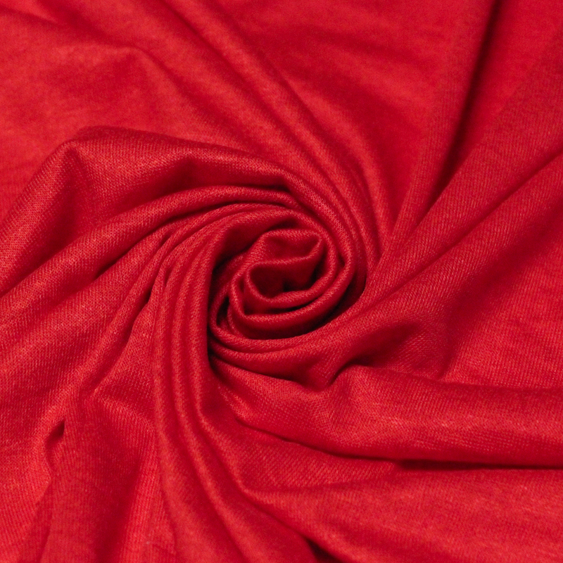Jersey viscose & élasthanne - Rouge
