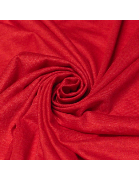 Jersey viscose & élasthanne - Rouge