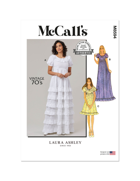 Patron McCall's 8594.U5  (44-52) - Robe vintage
