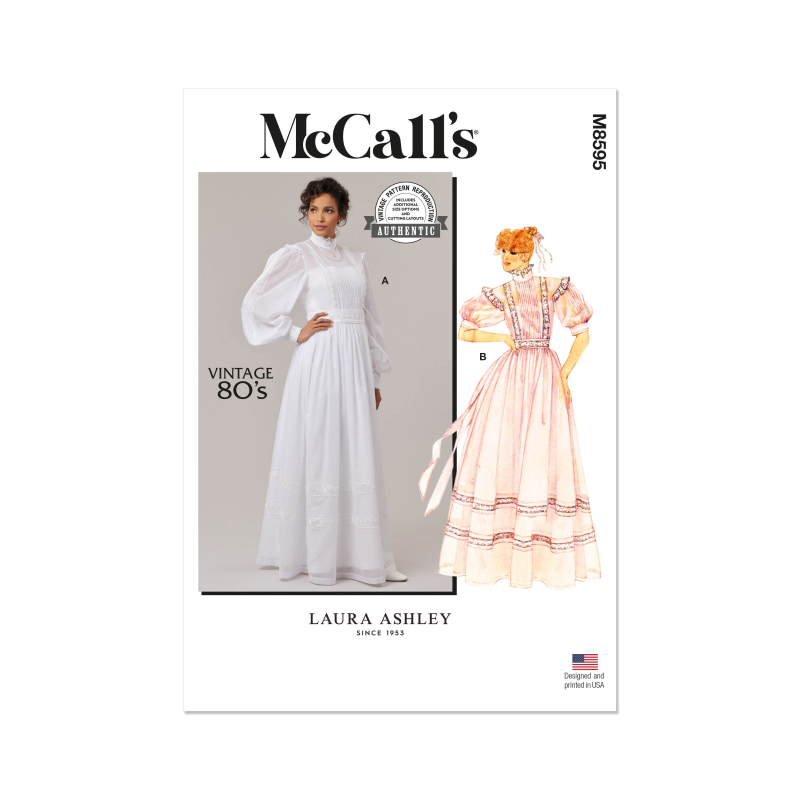 Patron McCall's 8595.A (34-42) - Robe longue, combinaison et ceinture