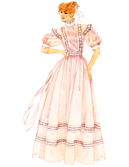 Patron McCall's 8595.A (34-42) - Robe longue, combinaison et ceinture
