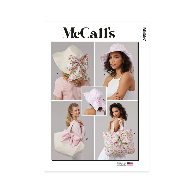 Patron McCall's 8597.A - Sacs et chapeaux